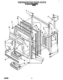 Refrigerator door
