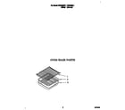 Roper FGS385BL1 oven rack diagram