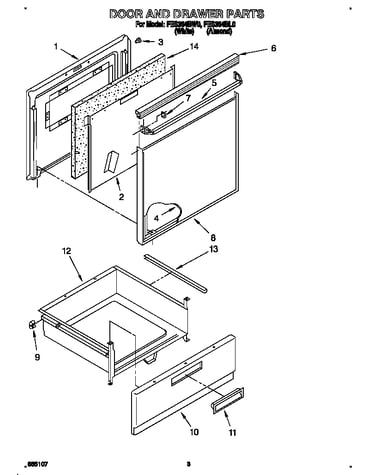 Door and drawer
