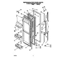 Whirlpool ED22PKXBW10 refrigerator door diagram