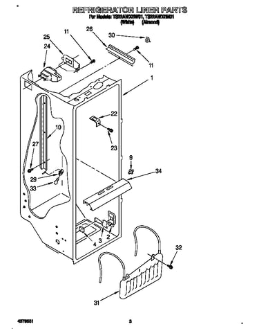 Refrigerator liner