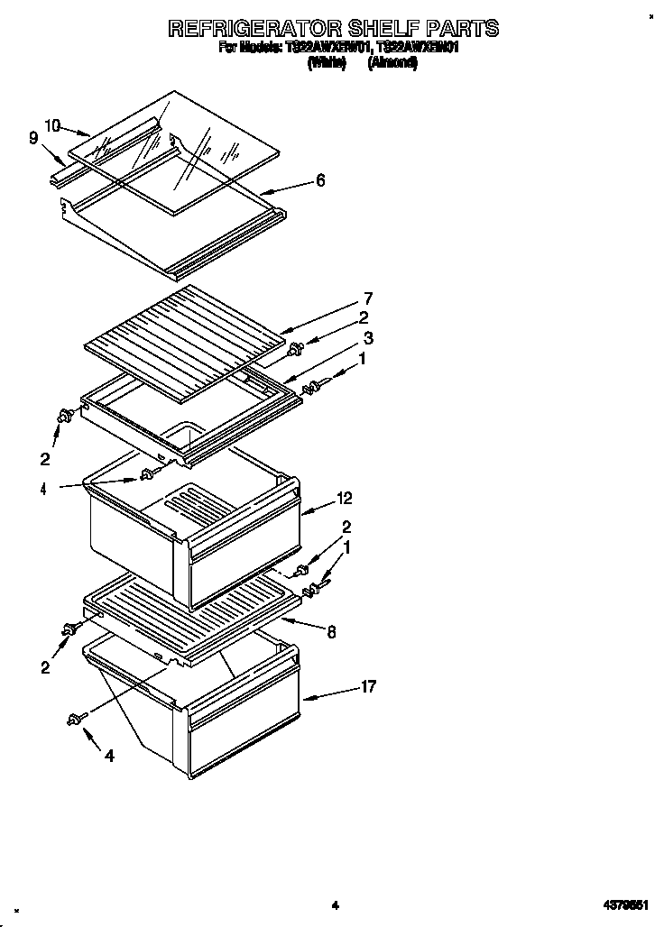 Refrigerator shelf