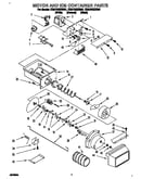 Motor and ice container