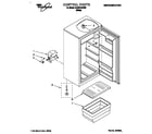 Whirlpool EL05CCXAW0 unit/shelves diagram