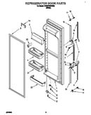 Refrigerator door