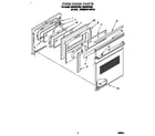 Whirlpool RS696PXBB0 oven door diagram