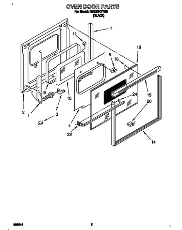 Oven door