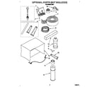 Whirlpool R514 optional parts (not included) diagram