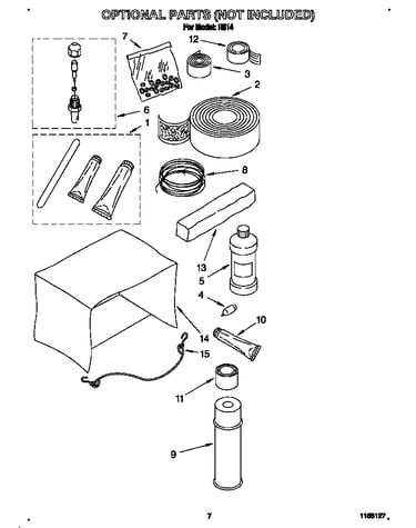 Optional parts (not included)
