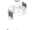 Whirlpool D40A2 cabinet diagram