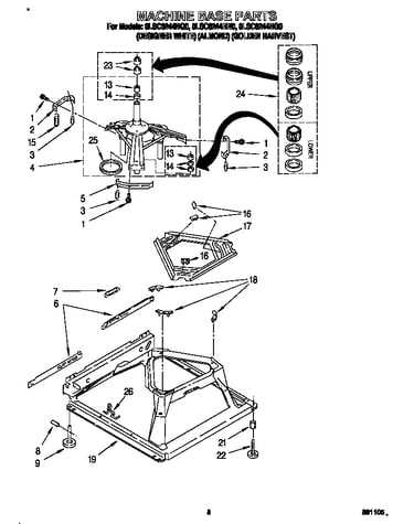 Machine base