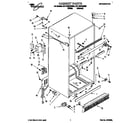 Whirlpool 3ET18ZKXBW00 cabinet diagram