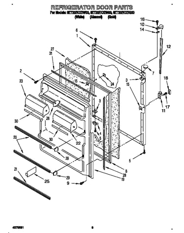 Refrigerator door