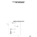 Whirlpool 8LSR5132BW0 miscellaneous diagram