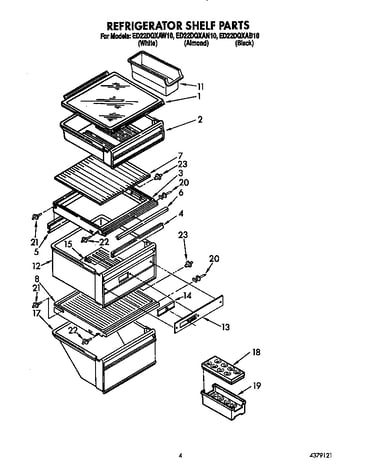 Refrigerator shelf