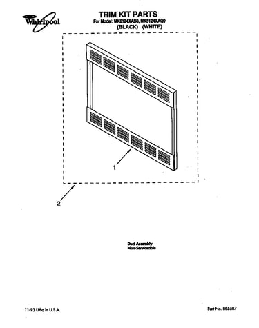 Trim kit parts