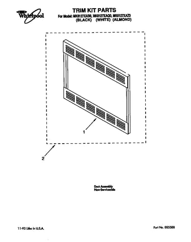 Trim kit parts