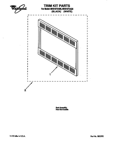 Trim kit parts