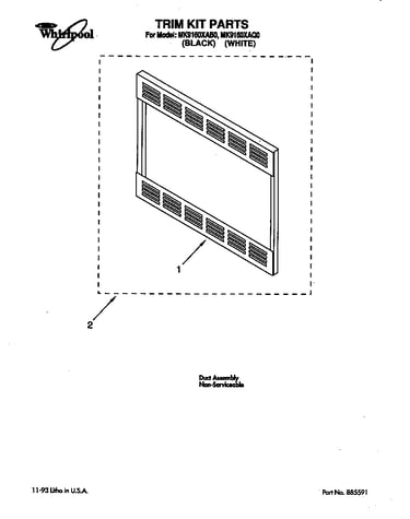 Trim kit parts