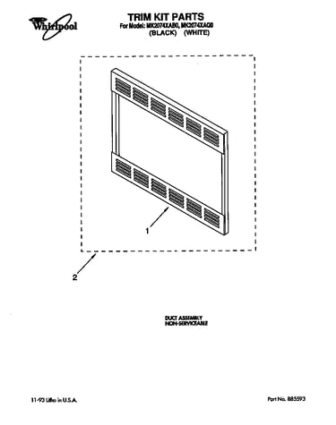 Trim kit parts