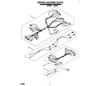 KitchenAid KEDC205BWH0 wiring harness diagram