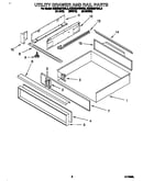 Utility drawer and rail