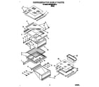 KitchenAid KSRB22QABL12 refrigerator shelf diagram