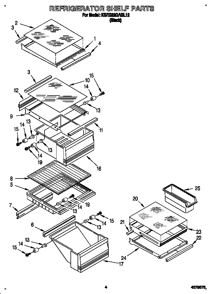 Refrigerator shelf
