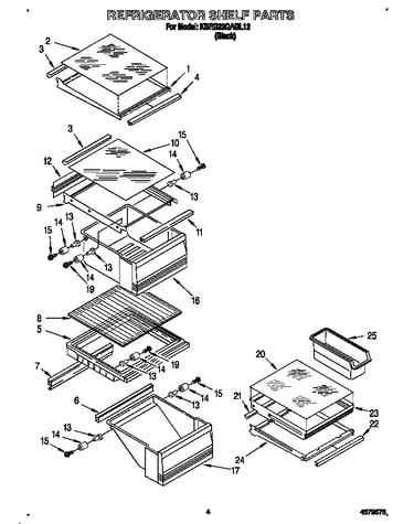 Refrigerator shelf