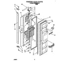 KitchenAid KSRB22QABL12 freezer door diagram