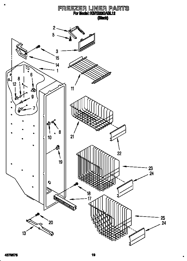 Freezer liner