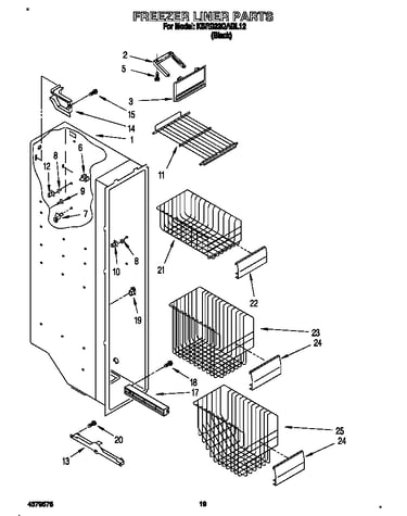 Freezer liner