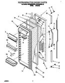 Refrigerator door