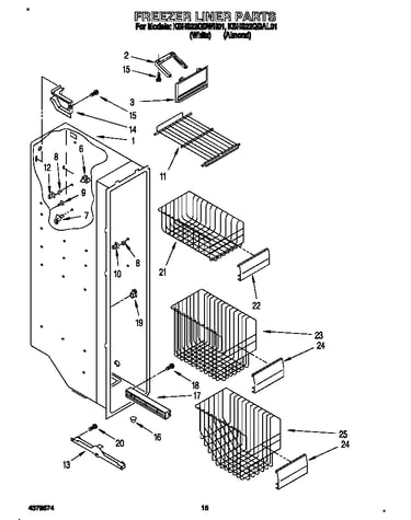 Freezer liner