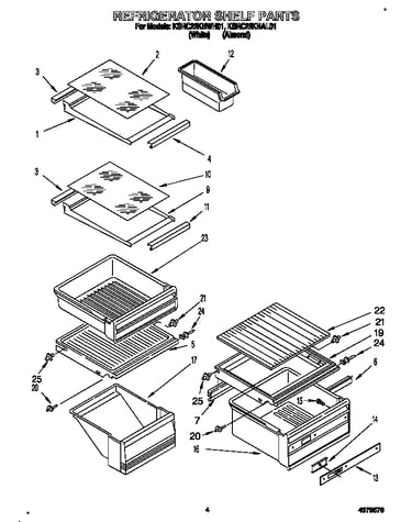Refrigerator shelf