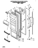 Refrigerator door
