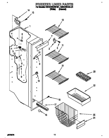 Freezer liner