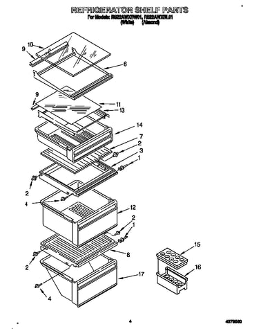 Refrigerator shelf