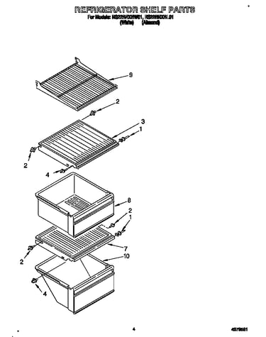Refrigerator shelf