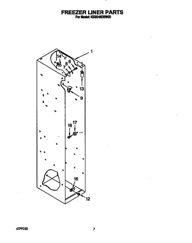 Freezer liner
