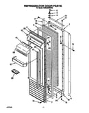 Refrigerator door