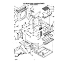 Whirlpool AC1352XS0 air flow and control diagram