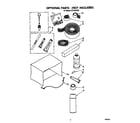 Whirlpool AC1352XS0 optional parts (not included) diagram
