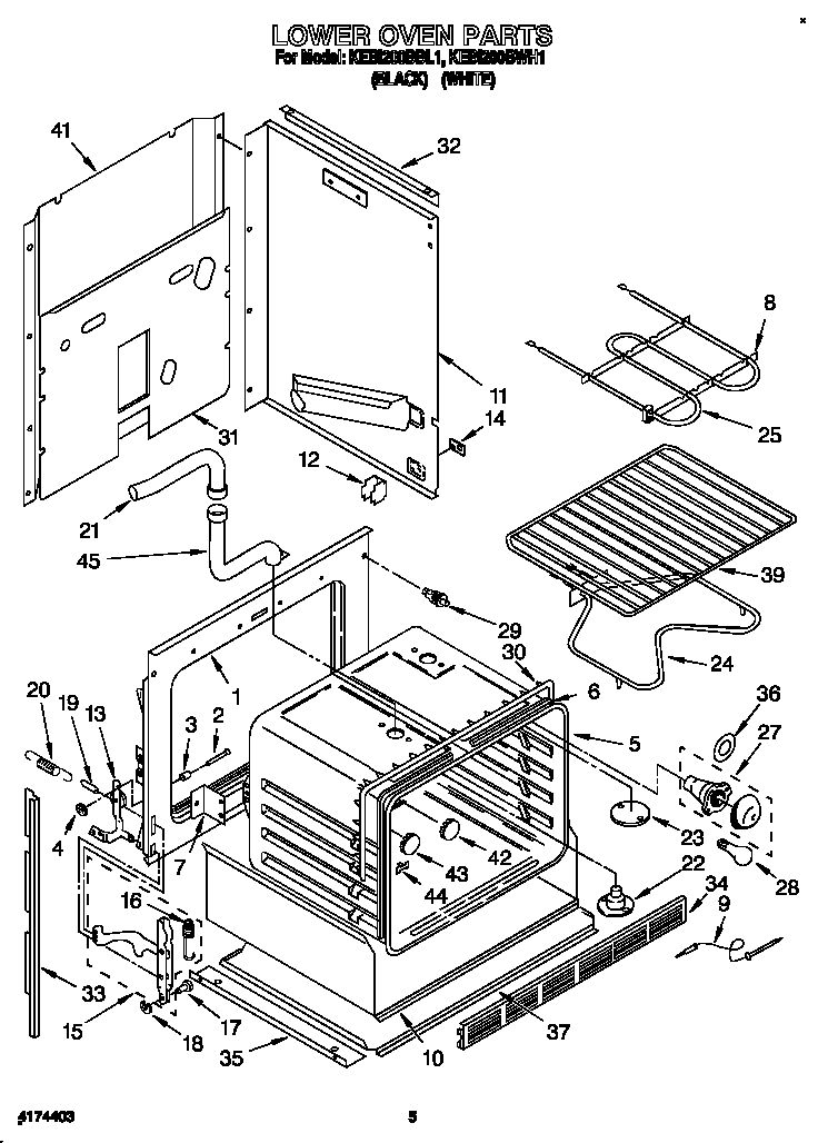 Lower oven