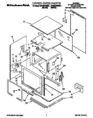 Upper oven