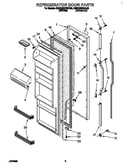Refrigerator door