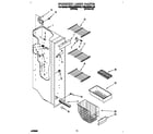 KitchenAid KSRC22KBAL00 freezer liner diagram