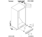 Whirlpool TVF15FRAW00 cabinet diagram