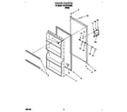 Whirlpool TVF15FRAW00 door diagram