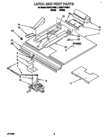 Latch and vent